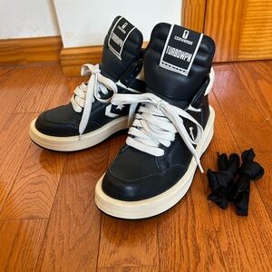 DRKSHDW RICK OWENS x Converse Men's TURBOWPN Leather High-Top Sneakers